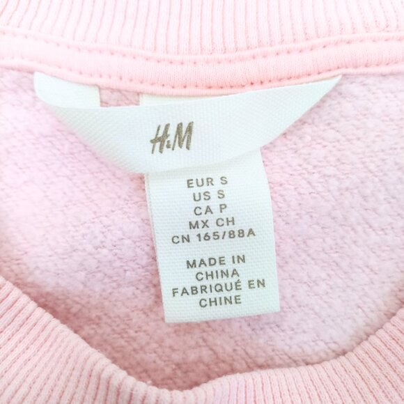 H&M Pink “Chicago Gold Coast” Women’s Sweatshirt – Size S - Picture 6 of 9
